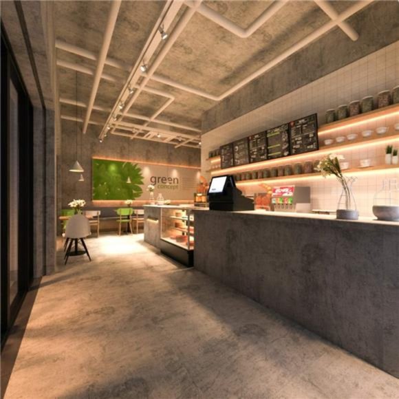 Concrete Wallpaper Roll Peel Grey Contact Paper Vinyl, Dark Gray, 354 x24 Inch - Picture 3 of 8